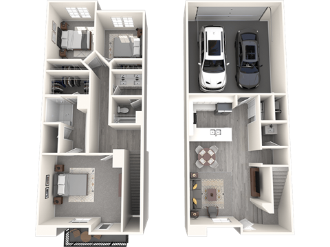 the floor plan of the 2100 sanchez street